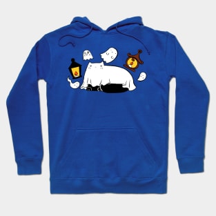 Ghost Lantern Kitty Hoodie